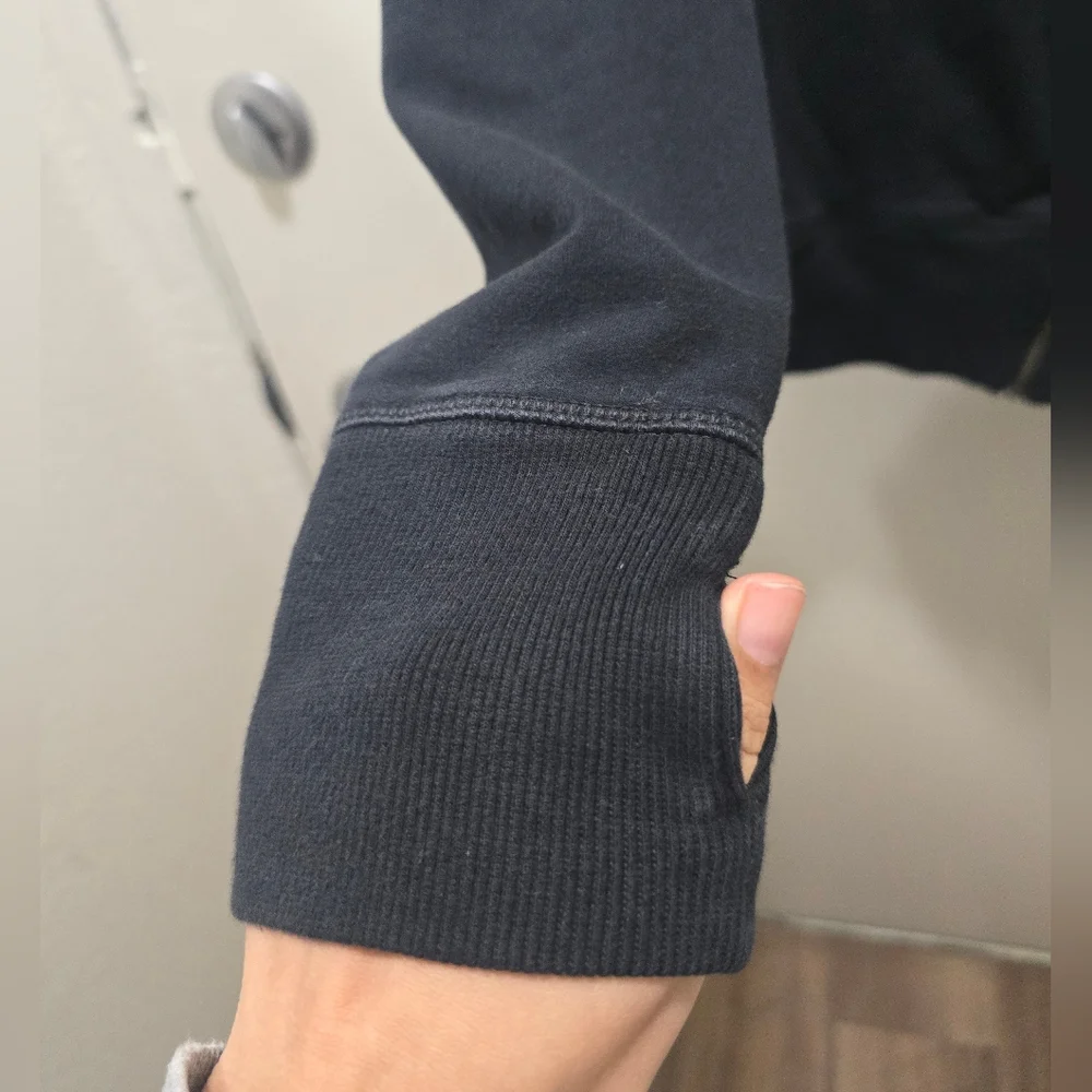 Nike Yoga Black Asymmetrical Zip Hoodie - Picture 6 of 16